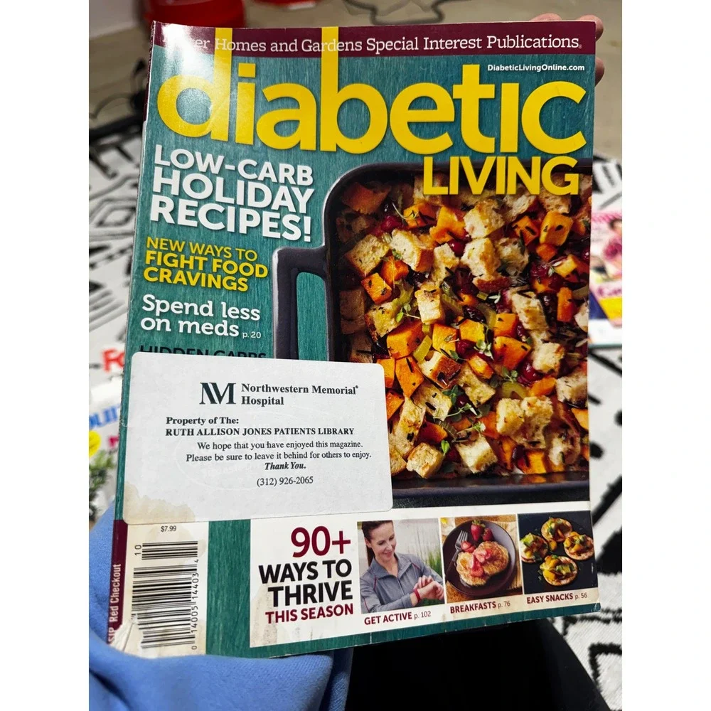 Diabetic Living Magazine Winter 2014 Better Homes and Gardens Low Carb Recipes
